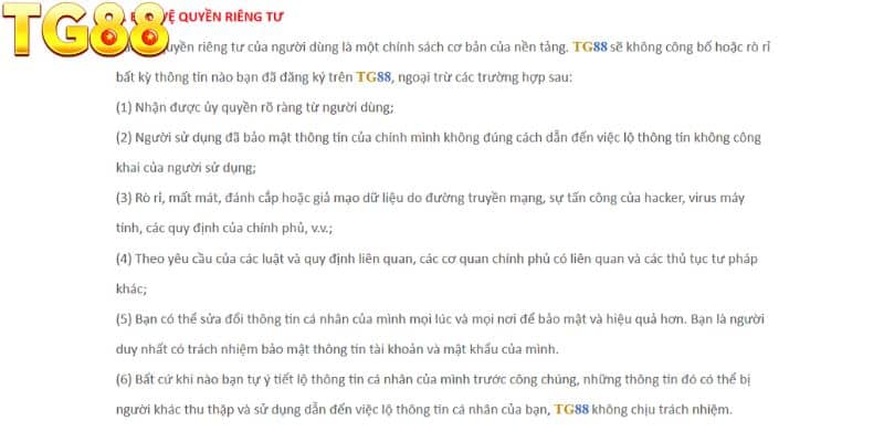 Tổng hợp quy định được chính sách quyền riêng tư xây dựng